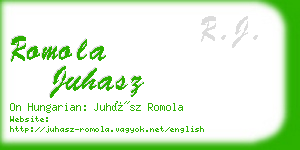 romola juhasz business card